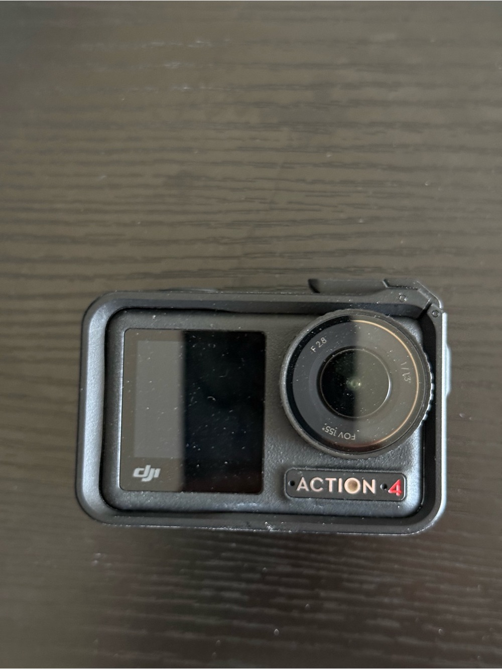 DJI Action 4 Action Camera - Black with Red Accent